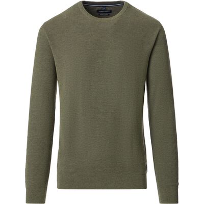 Pullover Rundhals gemustert (413705800)