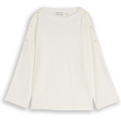 1050420 T-Shirt structure shoulder buttons
