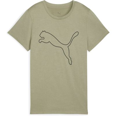 W TAD ESSENTIAL Heather Logo Tee