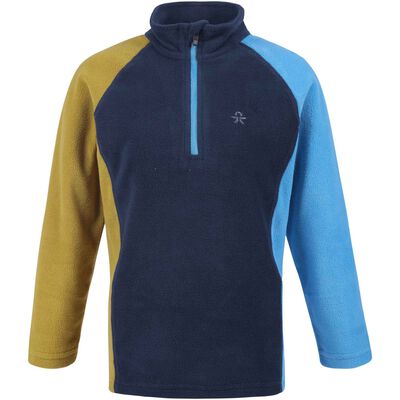 Fleece Pulli Colorblock