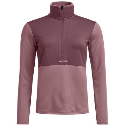 FLEECE LIGHT ZIP NECK W