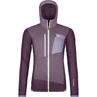 Fleece Grid Hoody W