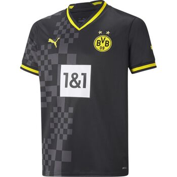 Borussia Dortmund 2022/23 BVB Away Kids Jersey Replica JR w/Sponsor
