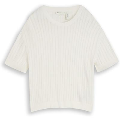 1051345 Knit crispy ss sweater