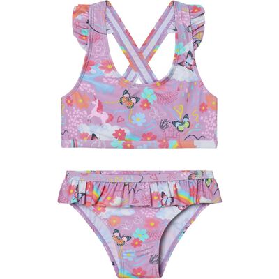 Bikini W. Short Skirt AOP