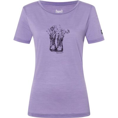 W FLOWER BOOTS TEE