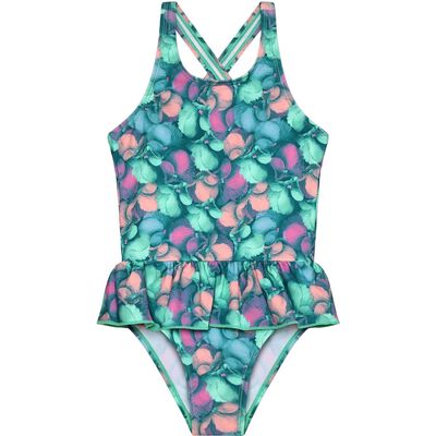 Swimsuit W. Skirt AOP