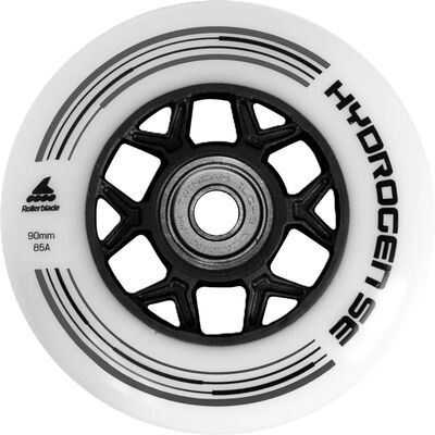 90MM/ILQ9 WHEEL/BEARING HYDRO SE (8PCS) white