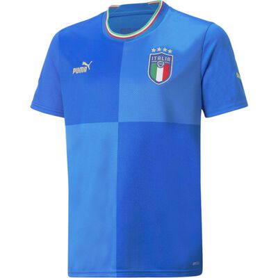 Italien 2022 FIGC Home Kids Jersey Replica Jr