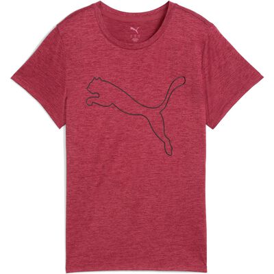 W TAD ESSENTIAL Heather Logo Tee