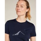 Women Merino 150 Tech Lite SS Tee Southern Constellation