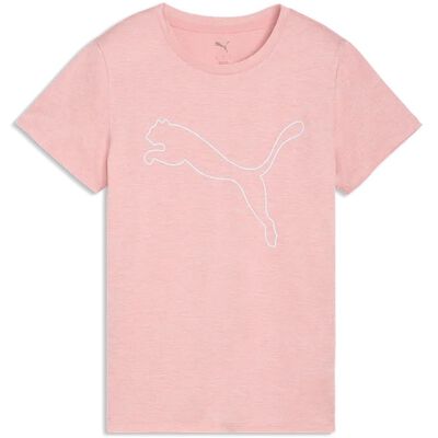 W TAD ESSENTIAL Heather Logo Tee