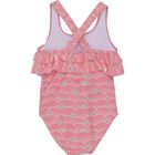 Swimsuit W. frills, AOP Swimsuit W. frills, AOP