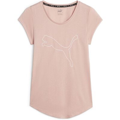 PERFORMANCE HEATHER CAT TEE W