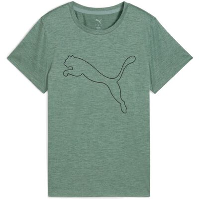 W TAD ESSENTIAL Heather Logo Tee