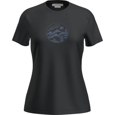 Women Merino 150 Tech Lite SS Tee Camping Circle