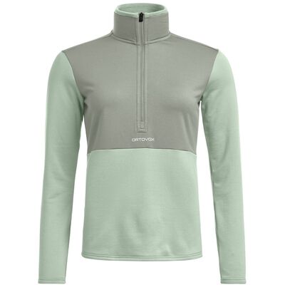 FLEECE LIGHT ZIP NECK W