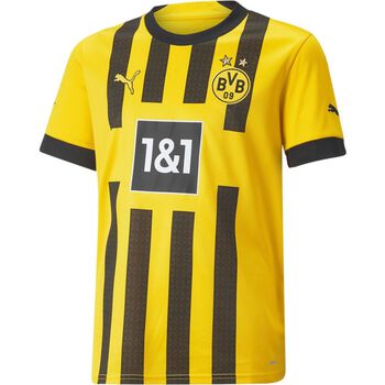 Borussia Dortmund 2022/23 BVB Home Kids Jersey Replica JR w/ Sponsor