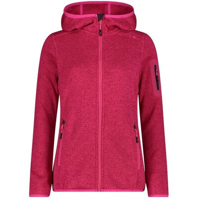 Knitted Melange Hoody Woman 3H19826