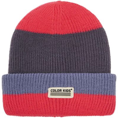Beanie W. Wool & Contrast