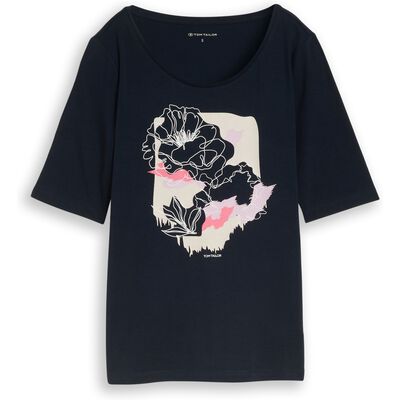 1050457 T-Shirt crew neck with print