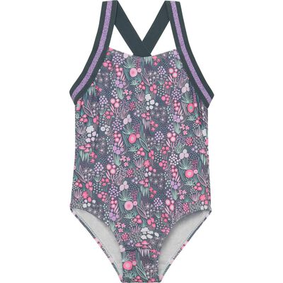Swimsuit W. Elastic Straps AOP