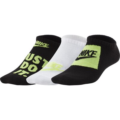 JR Everyday Big Kids’ Lightweight No-Show Socks (3 Pairs)
