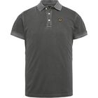 Short sleeve polo garment dyed pique