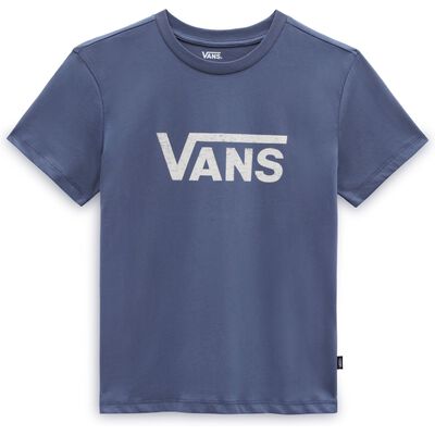 WM DROP V SS CREW-B VINTAGE INDIGO/WHITE