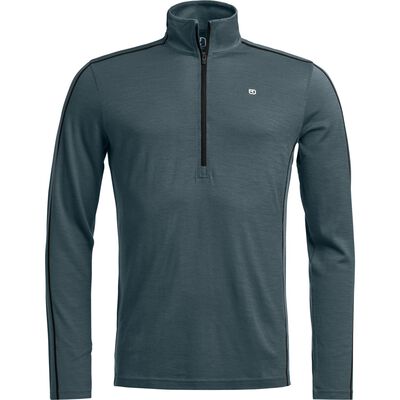185 ROCK'n'WOOL ZIP NECK M