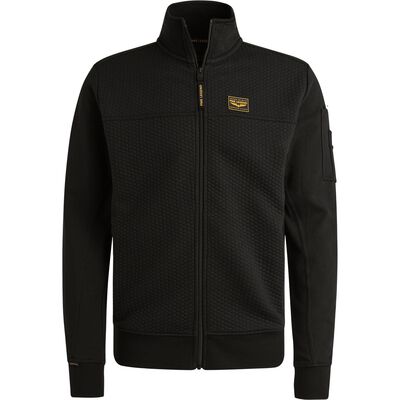 Zip jacket jacquard interlock
