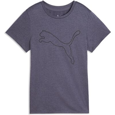 W TAD ESSENTIAL Heather Logo Tee