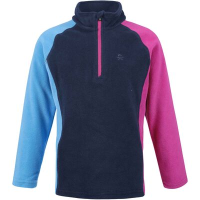 Fleece Pulli Colorblock