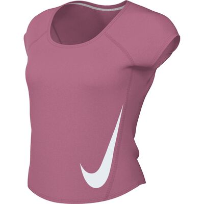 W NK TEMPO SWOOSH RUN DF SS