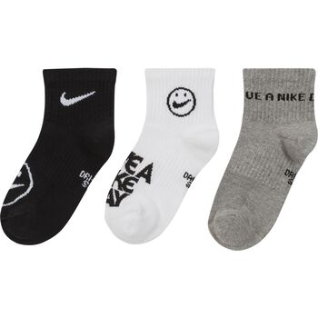 JR Everyday Big Kids Lightweight Ankle Socks (3 Pairs)