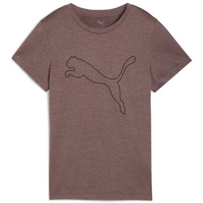 W TAD ESSENTIAL Heather Logo Tee