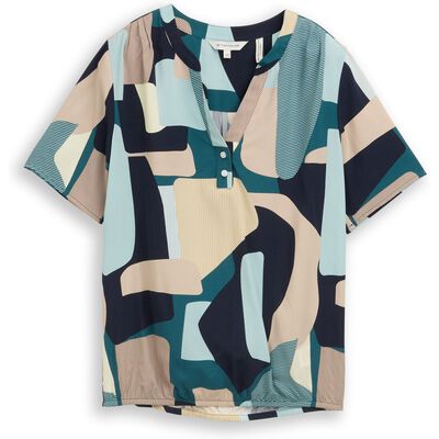 1049796 Blouse printed shortsleeves