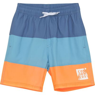Swim Long Shorts, Colorblock