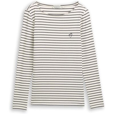 1051234 T-Shirt striped bn
