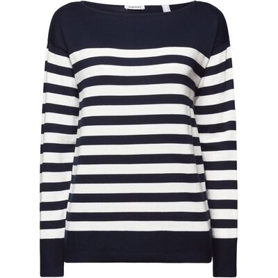 CO boatneck stripe pullover