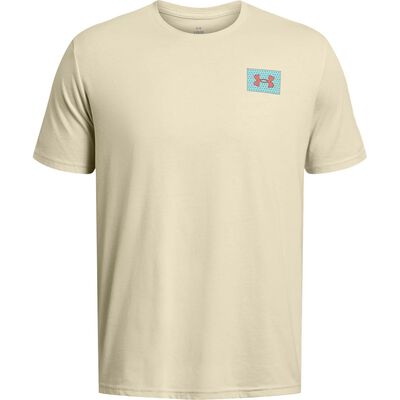 UA Color Block Kurzarm-Oberteil mit Logo