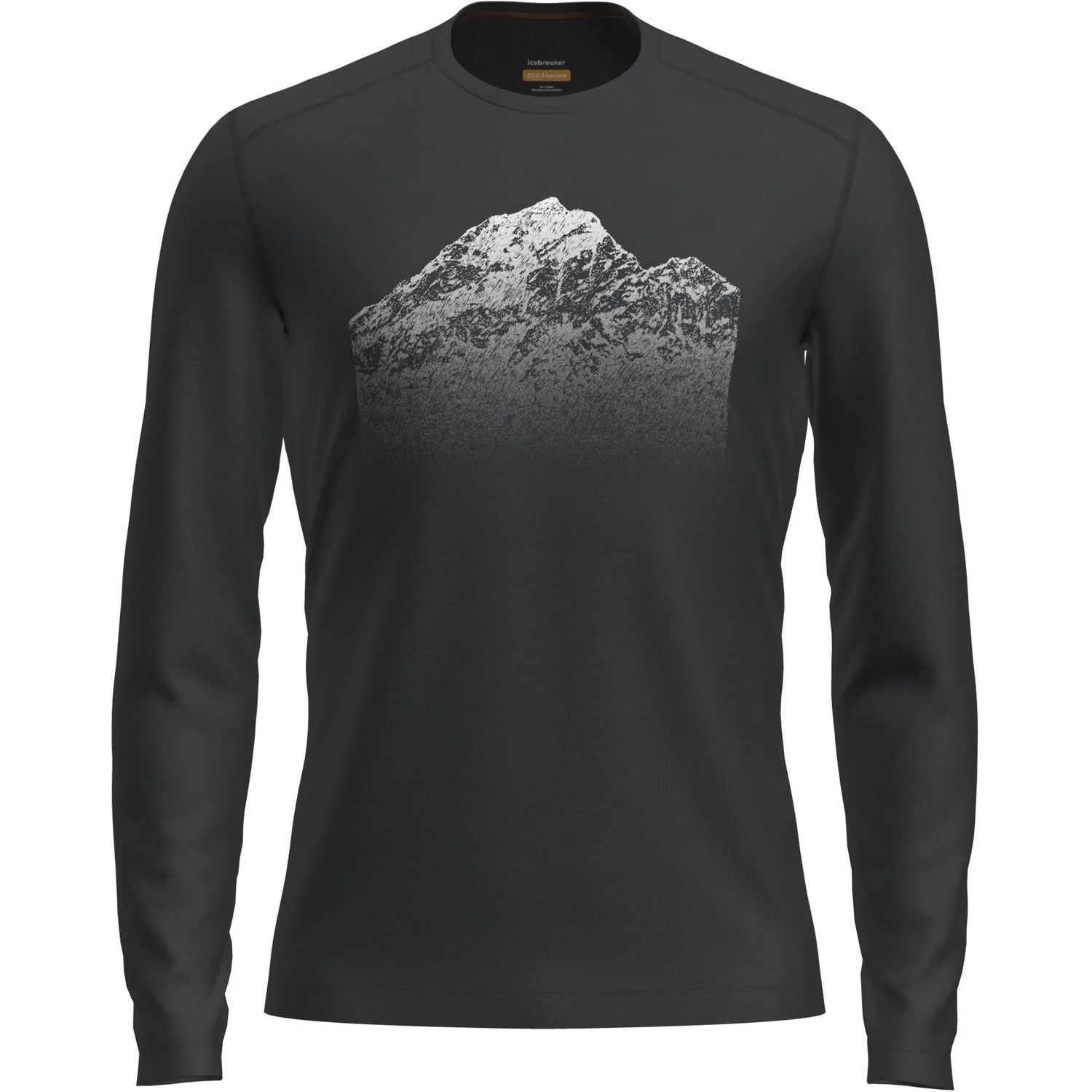 Men Merino 200 Oasis LS Crewe Rising Light