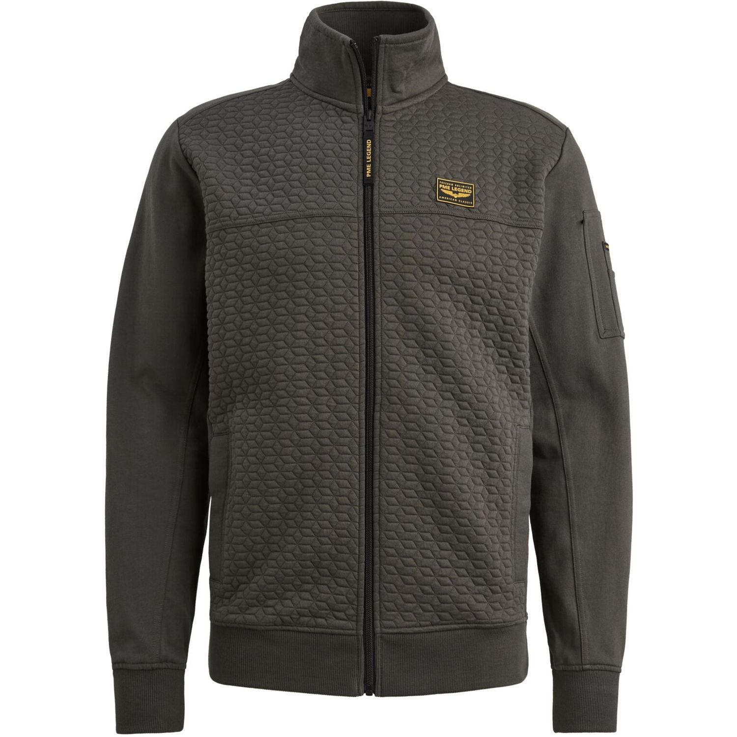 Zip jacket jacquard interlock french terry PSW2602475