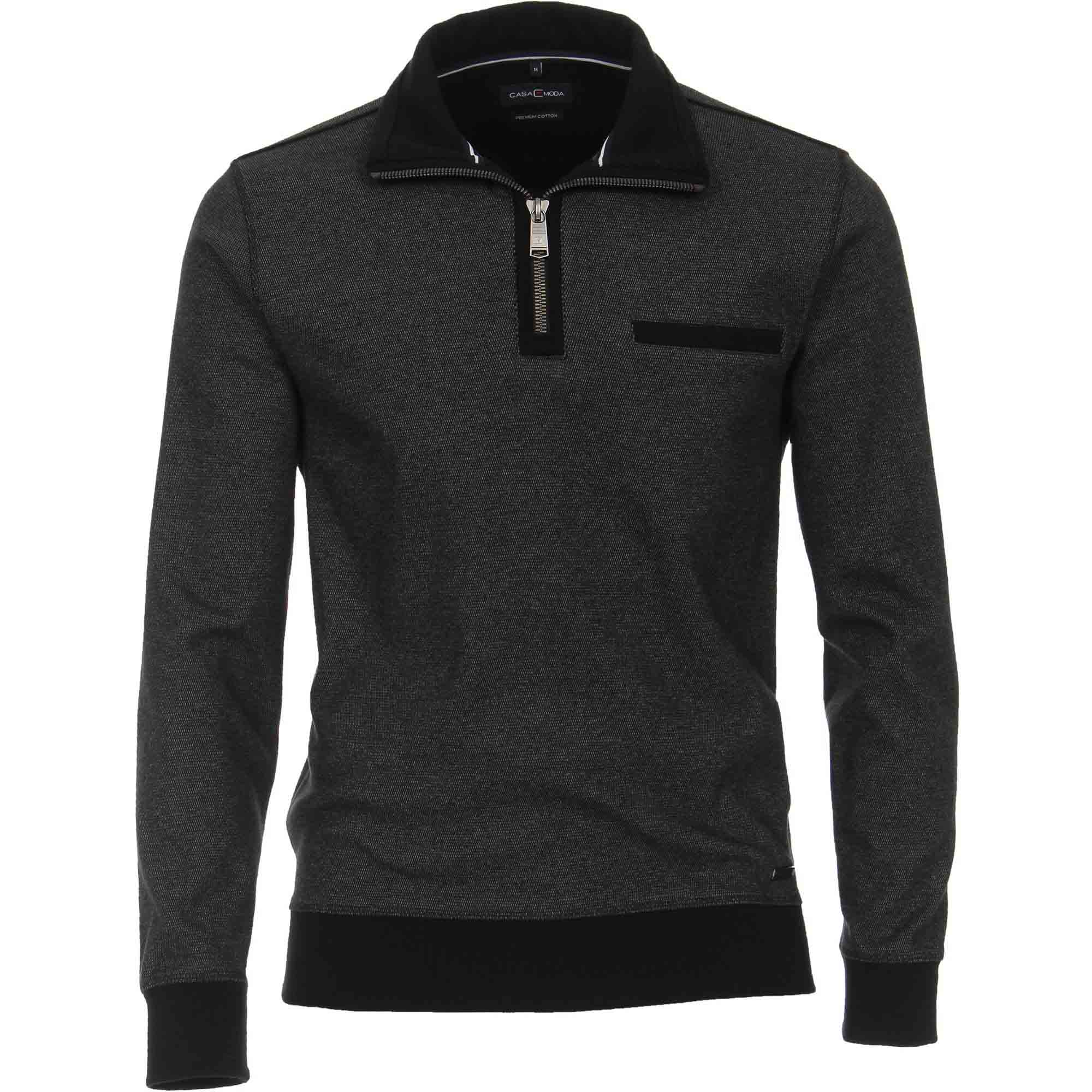Sweat-Shirt Troyer gemustert (413572800)
