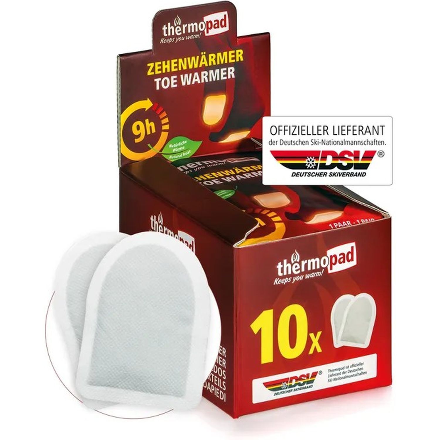 Thermopad Zehenw&auml;rmer