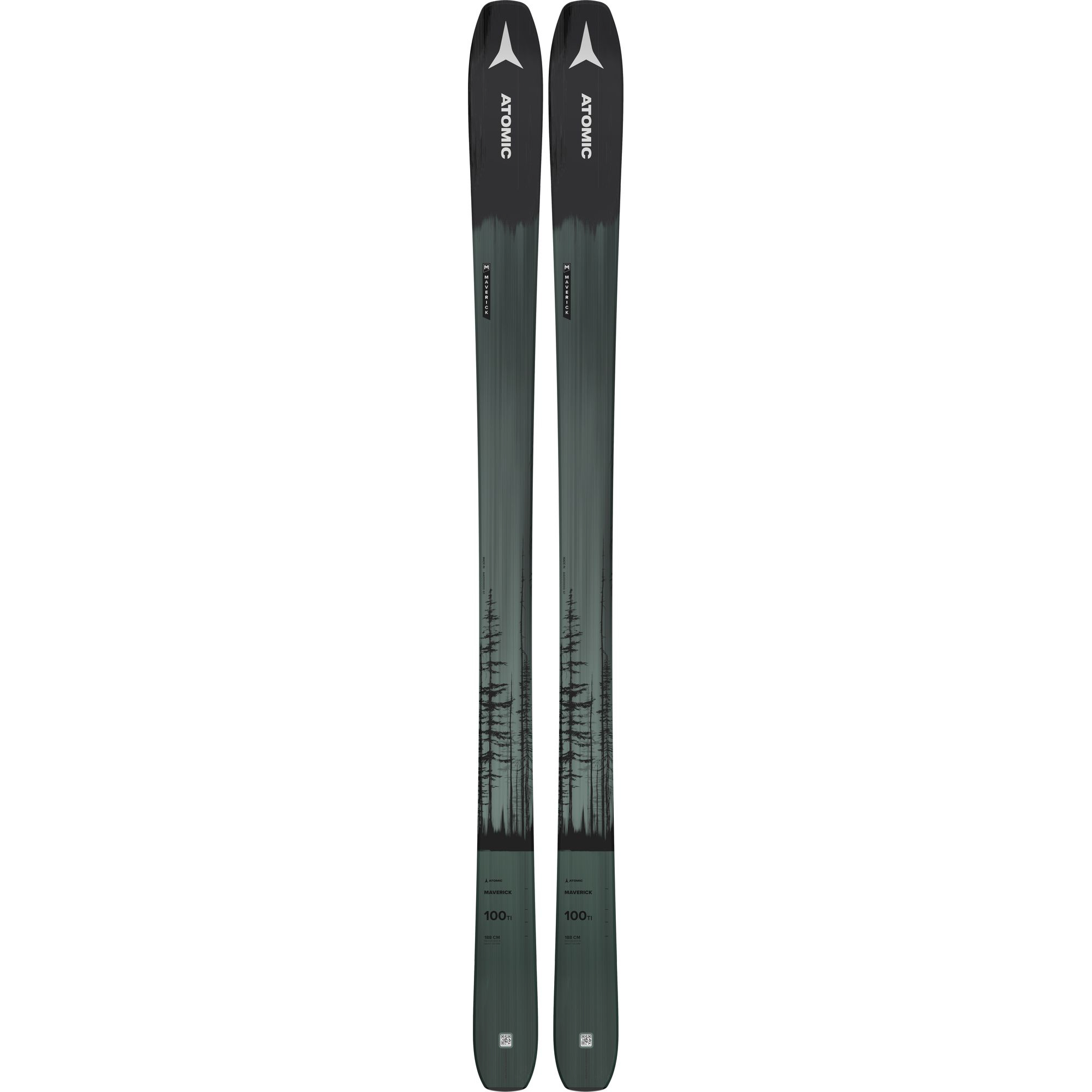 Atomic Maverick 100 TI All Mountain Ski black/darkgreen jetzt bei Berger kaufen