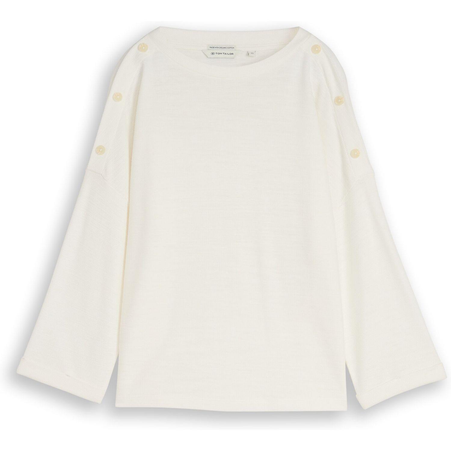 1050420 T-Shirt structure shoulder buttons