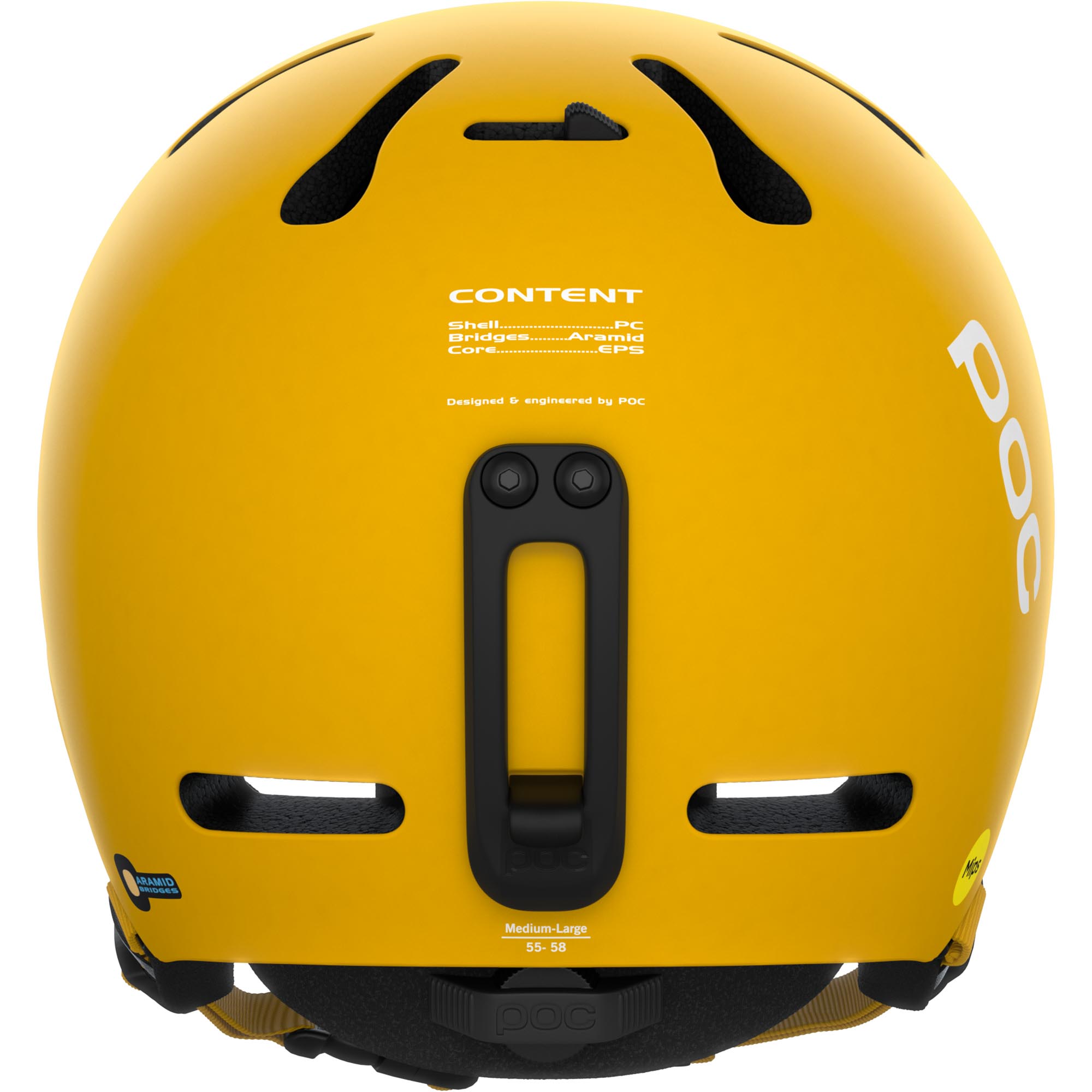 POC Fornix MIPS Ski- & Snowboardhelme sulphite yellow matt jetzt bei Berger  kaufen