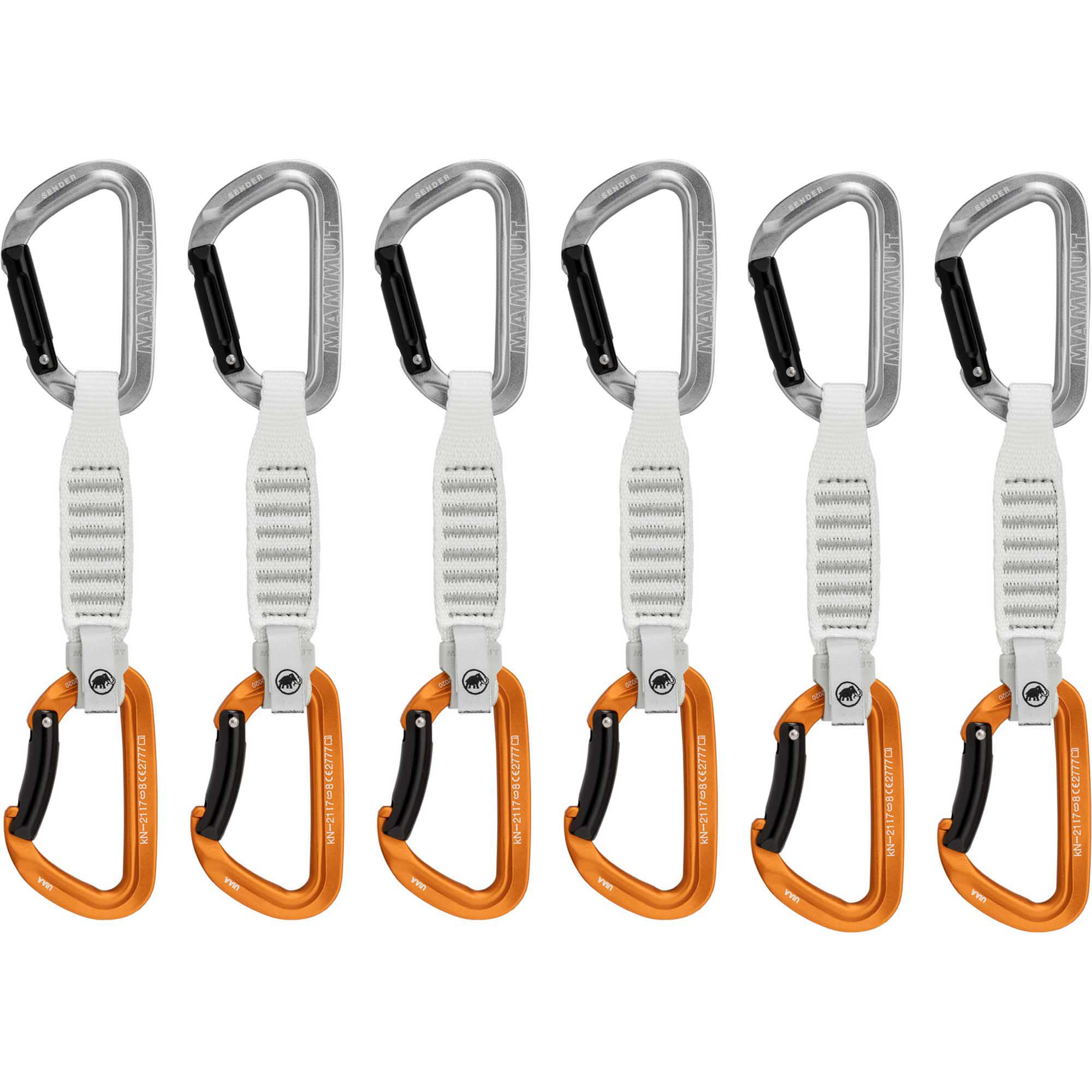 Sender Keylock 12 cm 6-Pack Quickdraws