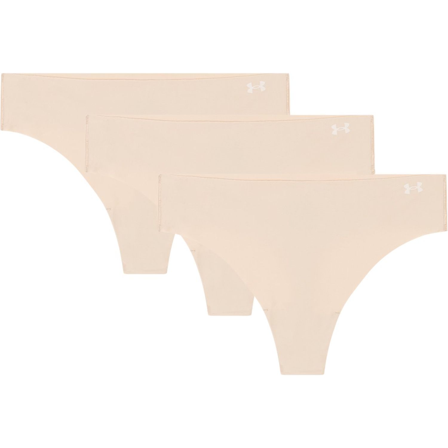 UA PURE STRETCH NO SHOW THONG -SOLID 3PK UA PURE STRETCH NO SHOW THONG -SOLID 3PK